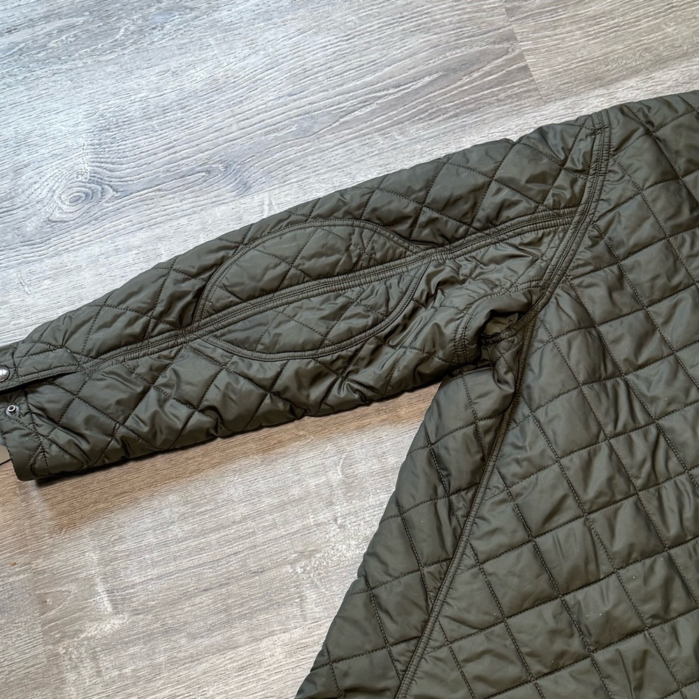 Vintage Polo Ralph Lauren Jacket Adult Green Snap Puffer Quilted Coat Mens XXL - Picture 5 of 8